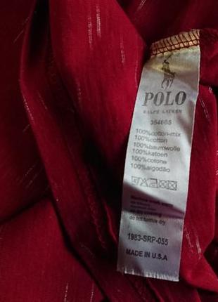 Брендова фірмова футболка polo by ralph lauren,оригінал,made in usa.8 фото