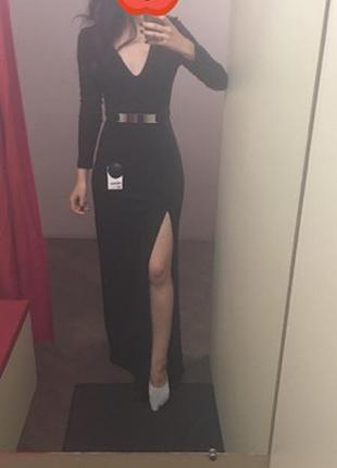 Длинное платье h&m