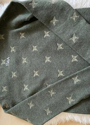 Add molly-свитер джемпер хаки в звёздочки 🤩8 фото