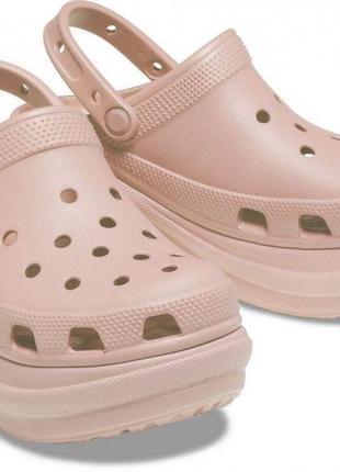 Крокс класик пудра crocs classic bae clog powder7 фото