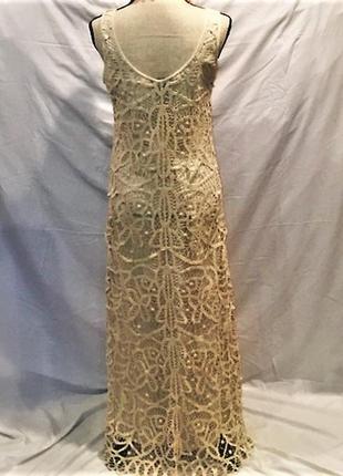 Нарядное бохо платье(можно для свадьбы)  полностью из баттенбергских кружев l(м)9 фото