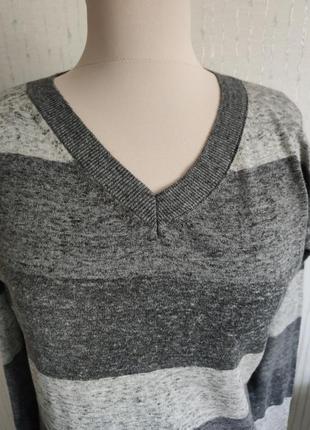 Джемпер пуловер платье меланж серый gap2 фото