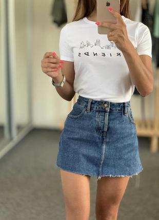 Джинсовая юбка asos  полномерит на 40