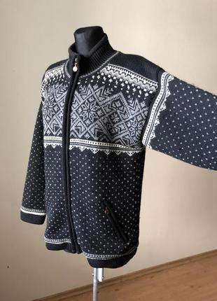 Gjestal exclusive винтаж лыжный свитер из норвегии на подкладке3 фото