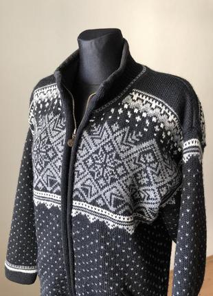 Gjestal exclusive винтаж лыжный свитер из норвегии на подкладке4 фото