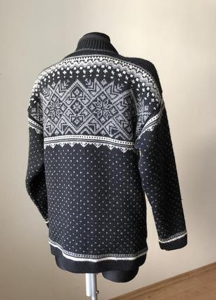 Gjestal exclusive винтаж лыжный свитер из норвегии на подкладке7 фото