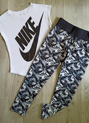 Футболочка nike + спортивні лосини на 6-7 років