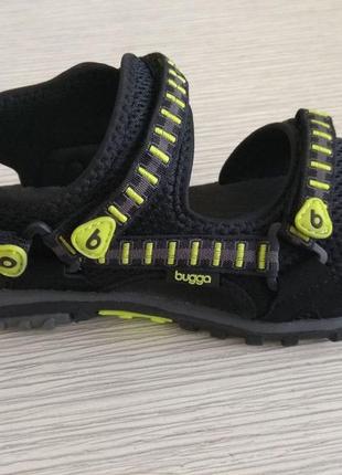 Літні відкриті сандалі з прогумованим носком р. 29(18,5 см) ,30 (19 см)3 фото