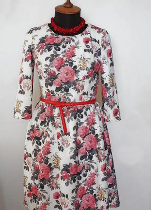 Платье в стиле 50-60х г. в единственном экземпляре. разм:160-(s-m)1 фото