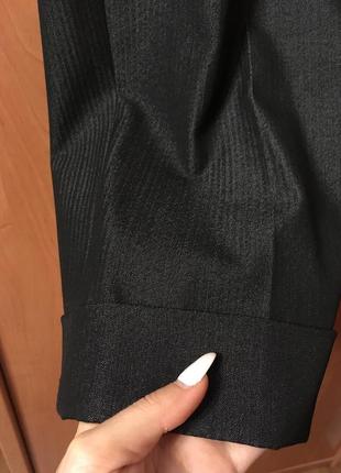 Костюмные строгие капри бриджи брюки деловой стиль в полоску kardash5 фото