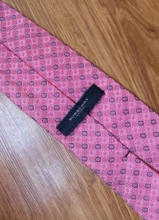 Шелковый галстук краватка burberry london2 фото