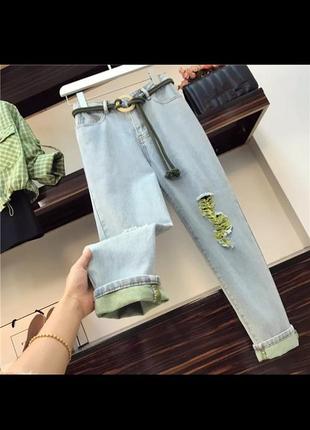 Джинси з ременем !!!😀 фабричний китай !!!😀😀😀