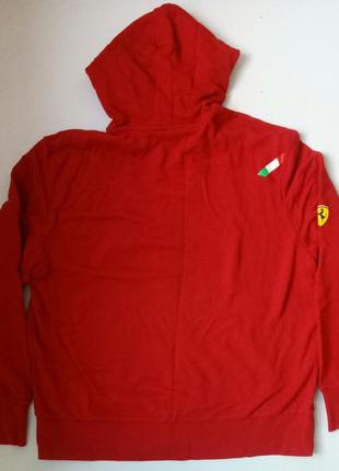 Толстовка худи puma ferrari hooded sweat jacket xxl5 фото