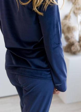 Стильна піжама на гудзиках, піжама, халат+штани/на пуговицах пижамный костюм5 фото