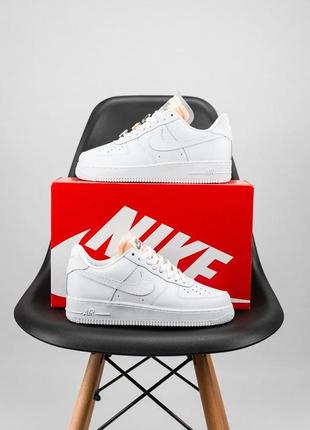 Жіночі кросівки n!ke air force 1 lx white lace beige 36-37-38-39-403 фото