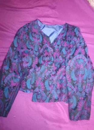 Вінтажний укороченый піджак