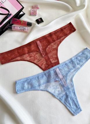 Набір із 2 трусів victoria's secret оригінал, трусики труси стрінги віктори сикрет