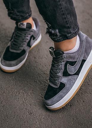 Мужские кроссовки dq5012-133 nike air force lou luxury suede #найк8 фото