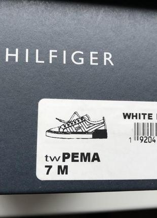 Кеды tommy hilfiger womens sneakers pema white5 фото