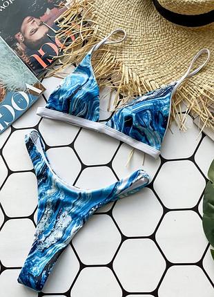 Купальник 👙 женский раздельный со съёмными чашками 💙