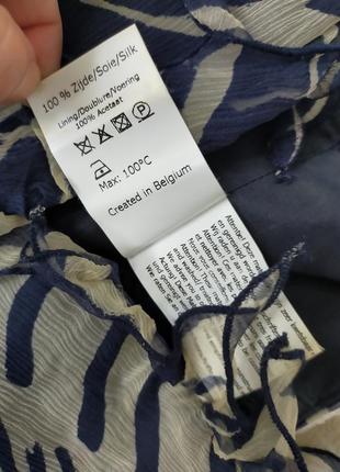 Майка блуза шёлковая открытая спина ассиметричного кроя linea raffaelli b : 40 (46)10 фото