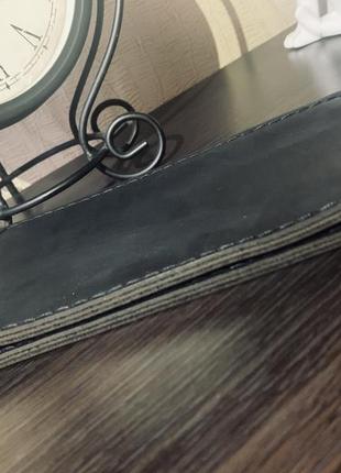 Кожанный портмоне длинный кошелек тревелкейс ручная работа кожа6 фото