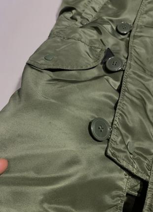 Мужская утеплённая куртка парка alpha industries xs s military tactical5 фото