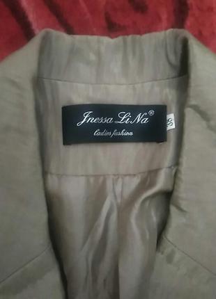 Фирменный пиджак на подкладке6 фото