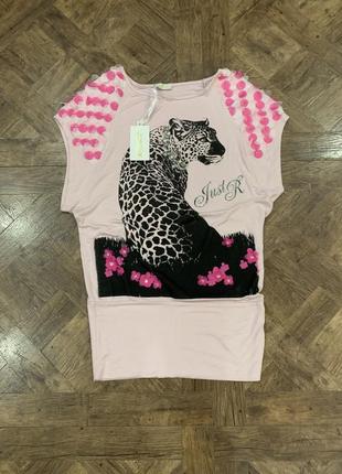 Новое с биркой платье, платье, туника, длинная футболка, размер s/m