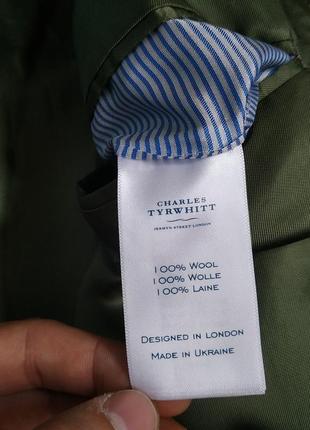 Шерстяне пальто charles tyrwhitt4 фото