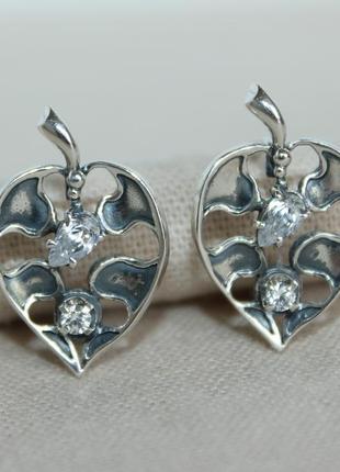 Серьги серебряные