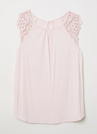 Новый топ с кружевом фирмы h&m размер s