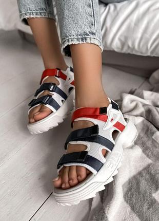 Боссоножки fila sandal  colors босоніжки сандалии сандалі