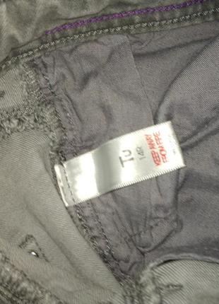 Класичні сірі джинси з потертостями скіні (skinny jeans ) марки tu5 фото