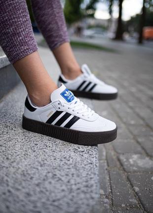 Шикарные женские кроссовки adidas samba демисезон