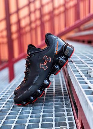 Кросівки under armour scorpio running shoes black/orange кроссовки