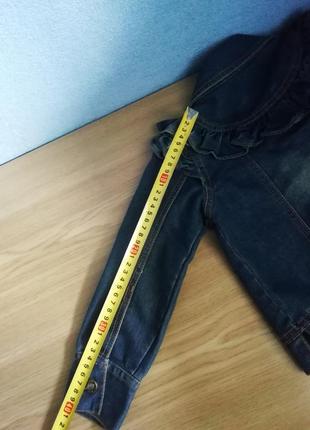 Модний джинсовий жакет 4-5-6 років8 фото