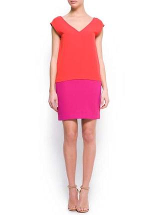 Сукня mango, в стилі colorblock, хѕ-s