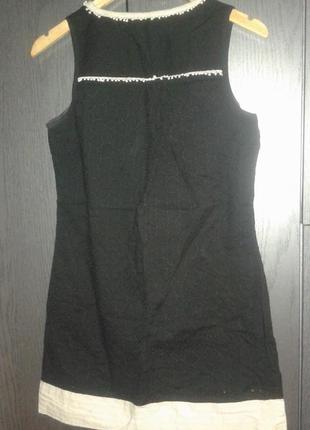 Маленькое черное платье с шитьем atmosphere, размер 10/м.2 фото