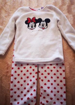 Теплая пижама для девочки