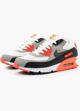 Кроссовки nike air max 90 "black/grey/red"