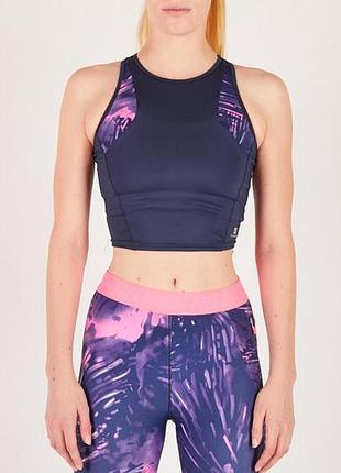 Спортивная майка топ domyos cropped top ftc 500