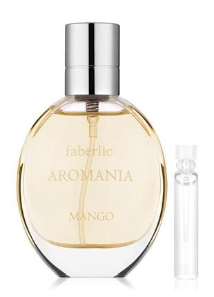 Пробник туал воды для женщин aromania mango 34139 faberlic