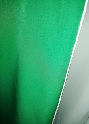 Брюки широкие stradivarius зеленые3 фото