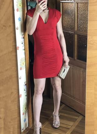 Трикотажное платье карандаш футляр new look