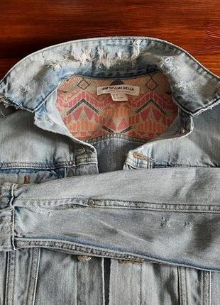 Джинсовая куртка/джинсовка h&m размер xs5 фото