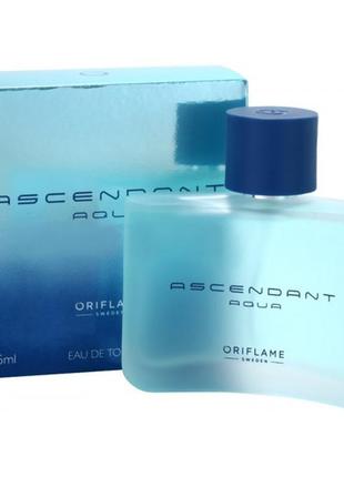 Раритет. мужская туалетная вода ascendant aqua oriflame