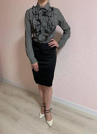 Юбка атласная