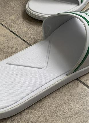 Тапки lacoste sliders шлепки слипоны для бассейна3 фото