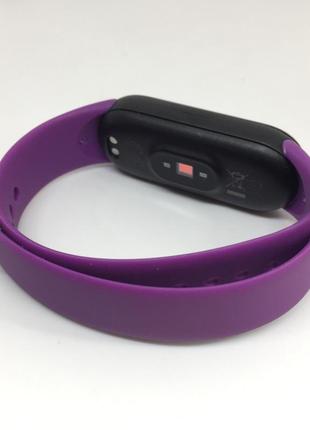 Браслет mi smart band 5 mi band 6 xiaomi фіолетовий двоколірний3 фото